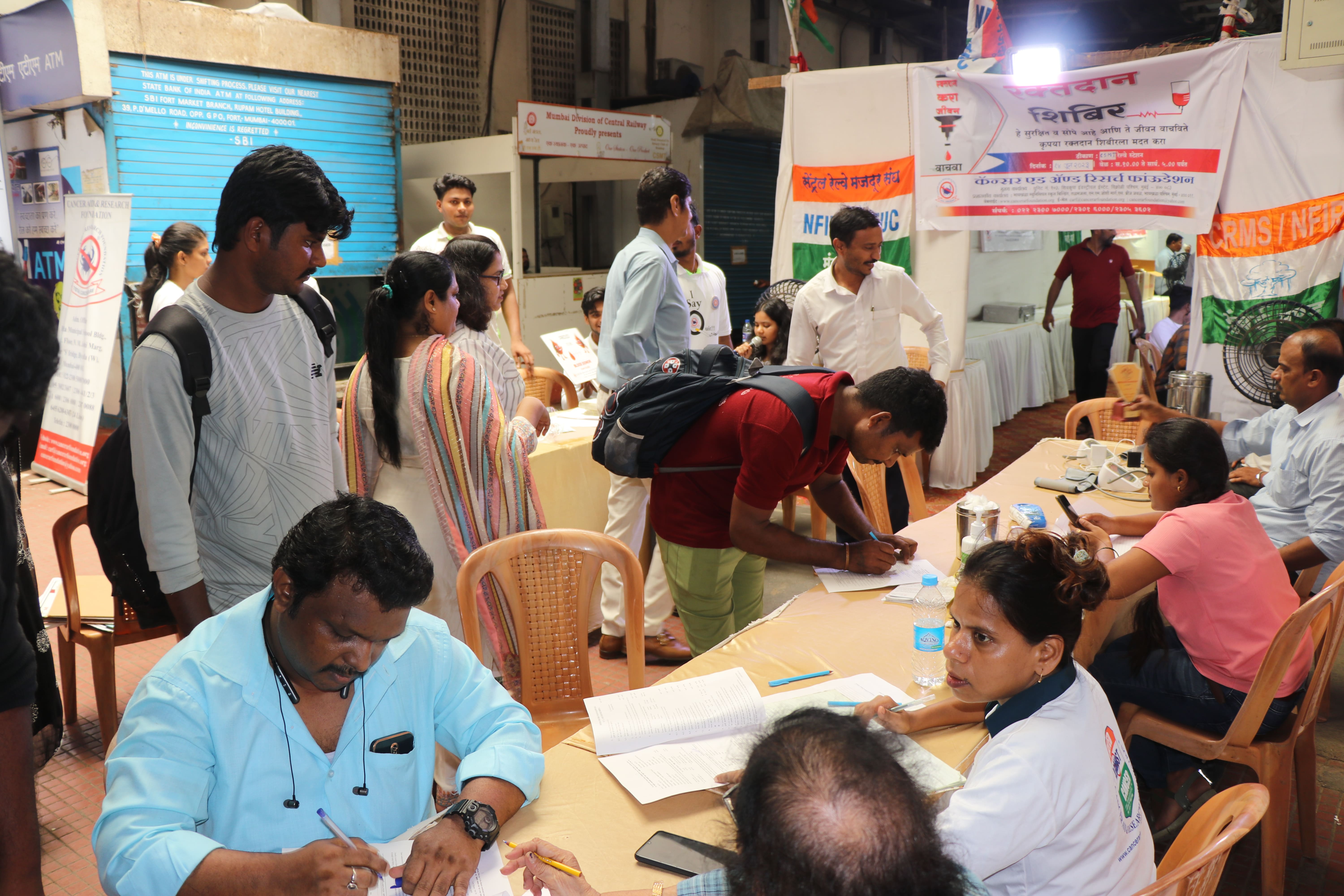 Blood Donation Camp at CSMT photo gallery cover