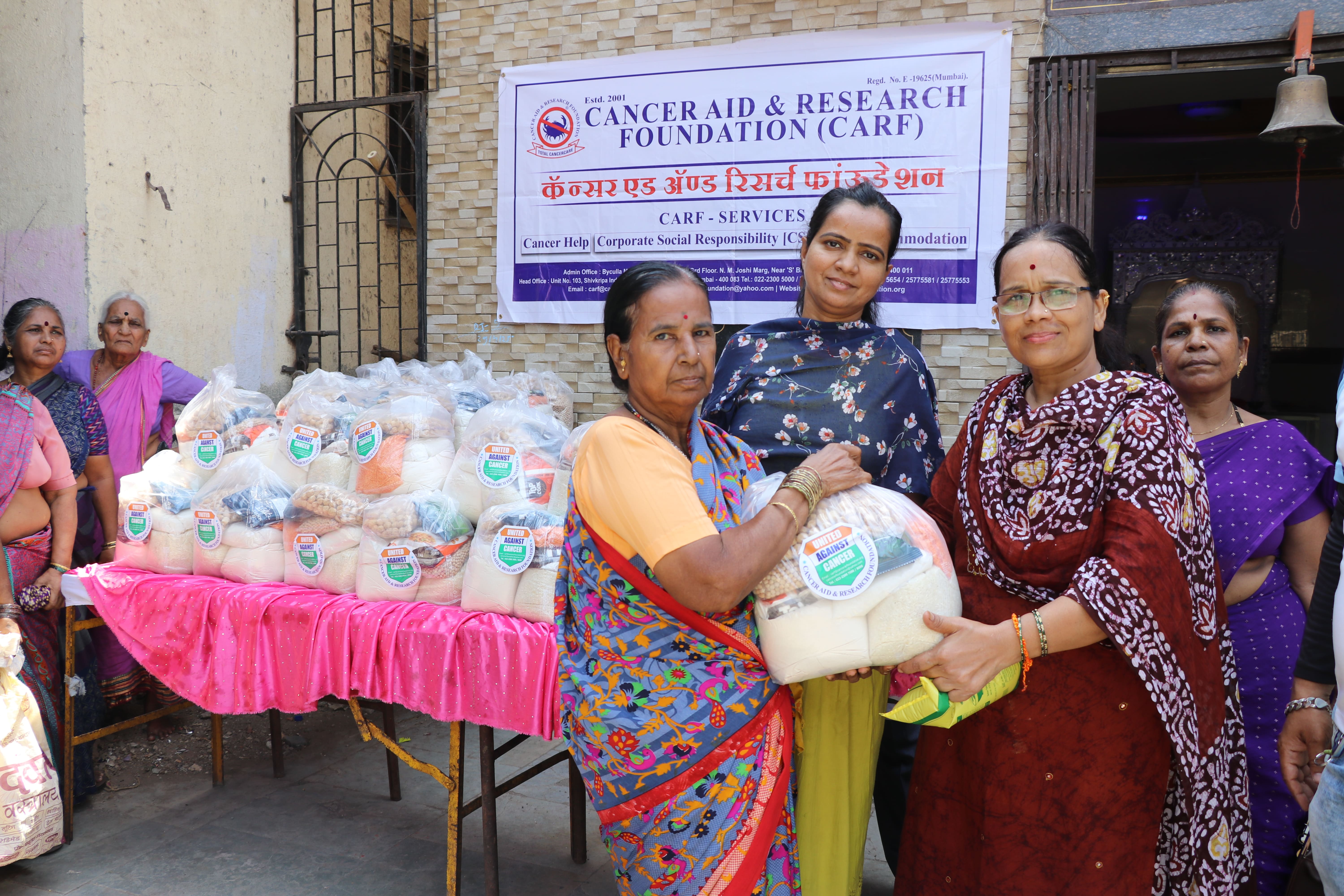 Hunger Eradication Programme at BMC Chawl Dharavi  photo gallery cover
