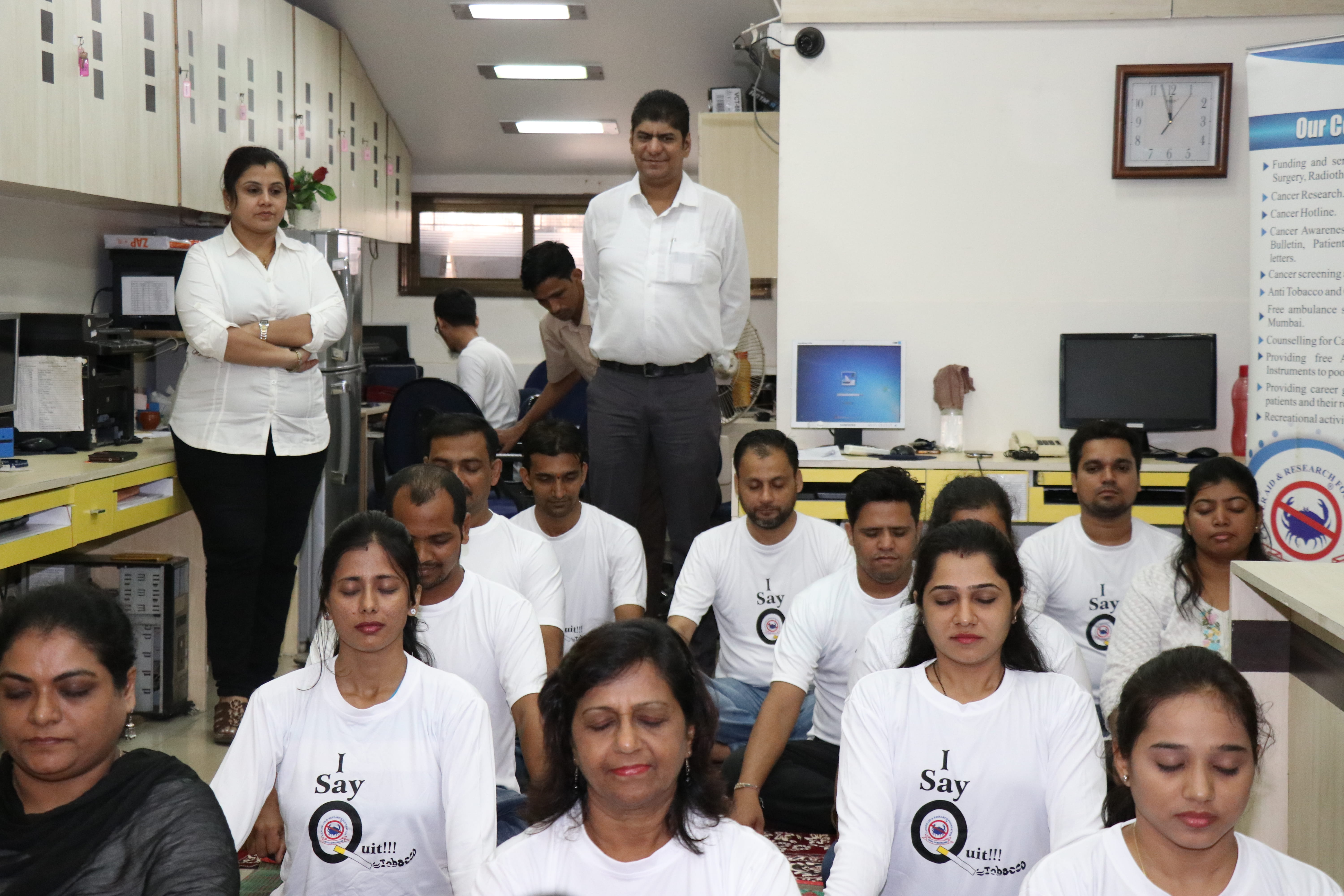 Yoga day at CARF photo gallery cover