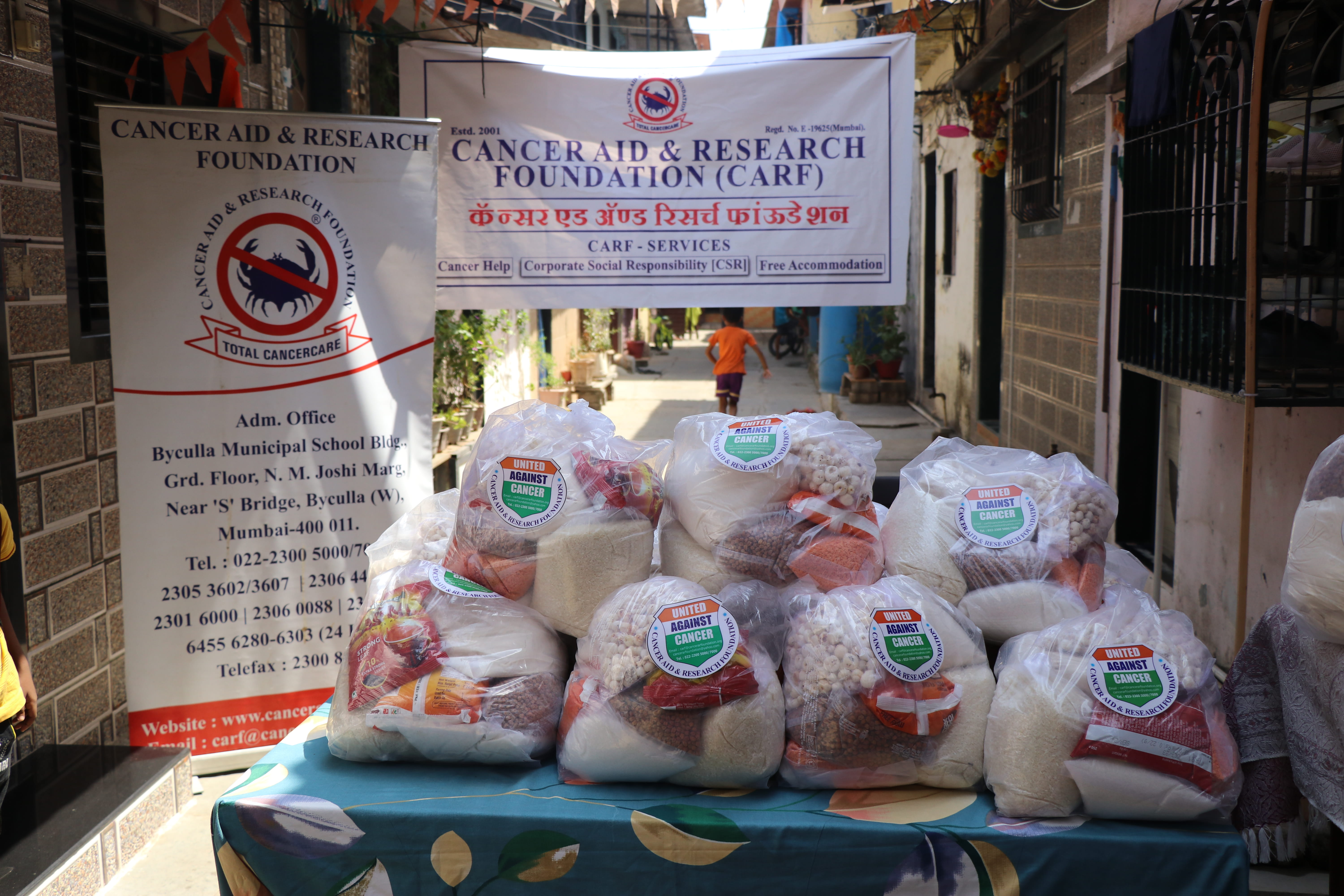 Ration Kit Distribution at Bhandup photo gallery cover
